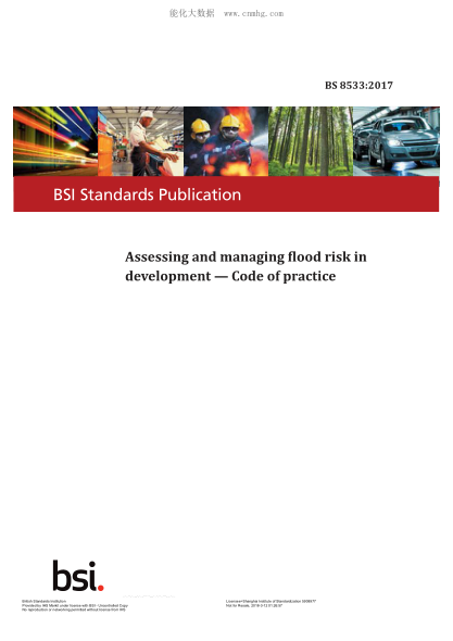 BS 8533-2017 Assessing And Managing Flood Risk In Development. Code Of Practice