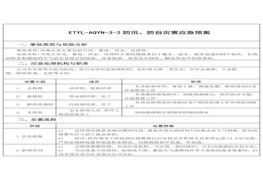 防汛防臺 災害應急預案docx